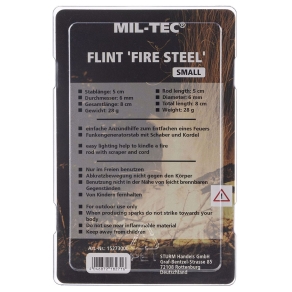 MIL-TEC – Kresivo Fire Steel Small 8 cm