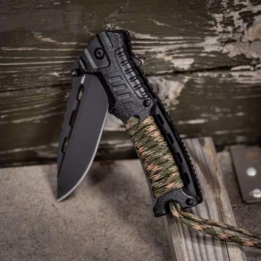 MIL-TEC - Nož Paracord s kresilom