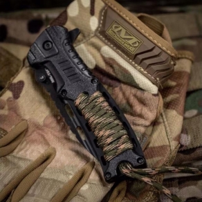MIL-TEC - Nož Paracord s kresilom