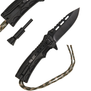 MIL-TEC - Nož Paracord s kresivom