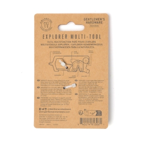 Gentlemen's Hardware – Obesek orodje Explorer 6u1 No. 757