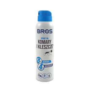 Bros – sprej proti komarjem in klopom 8 h / 4 h, 90 ml