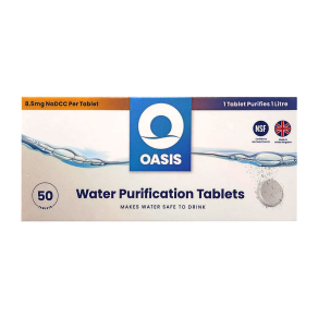 Oasis – tablete za čiščenje vode 50 kos